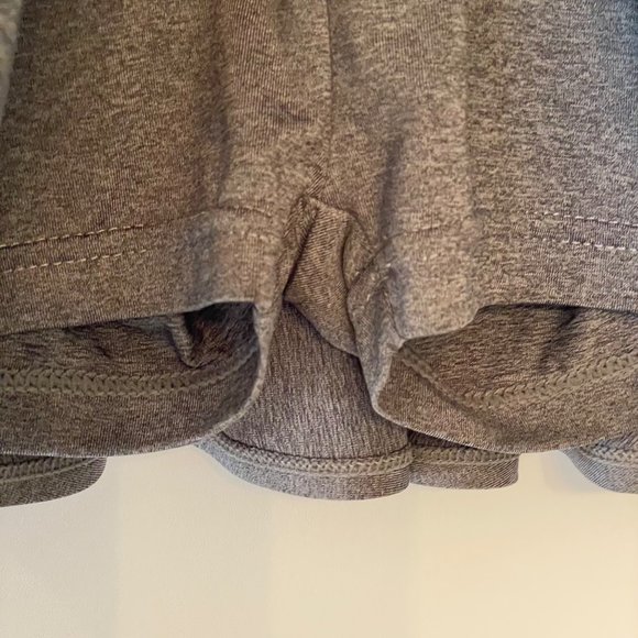 Champion Youth Girls 4 Skort Skirt with Shorts Gray Athleticwear Tiered Ruffles - Picture 9 of 10